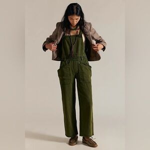 NWOT We The Free Just In Time Overalls ~ Army